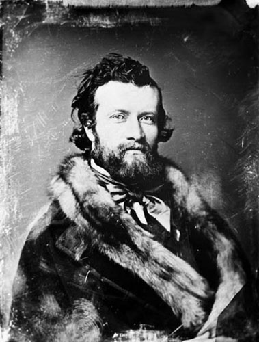 Greyscale portrait of Sanford Fleming